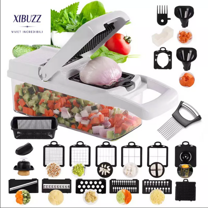 LUXIGEAR™ Vegetable Chopper 22 In 1 Food Slicer