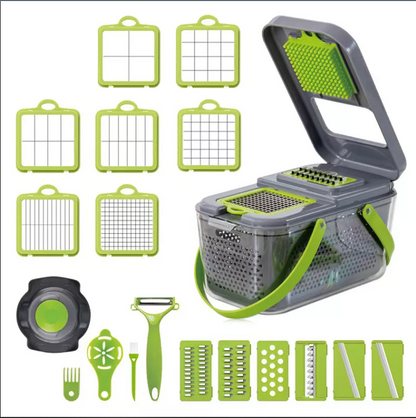 LUXIGEAR™ Vegetable Chopper 22 In 1 Food Slicer