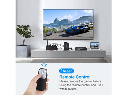 XIBUZZ™ Bluetooth 3 In 1 HDMI 2.1 Switcher 8K 120Hz