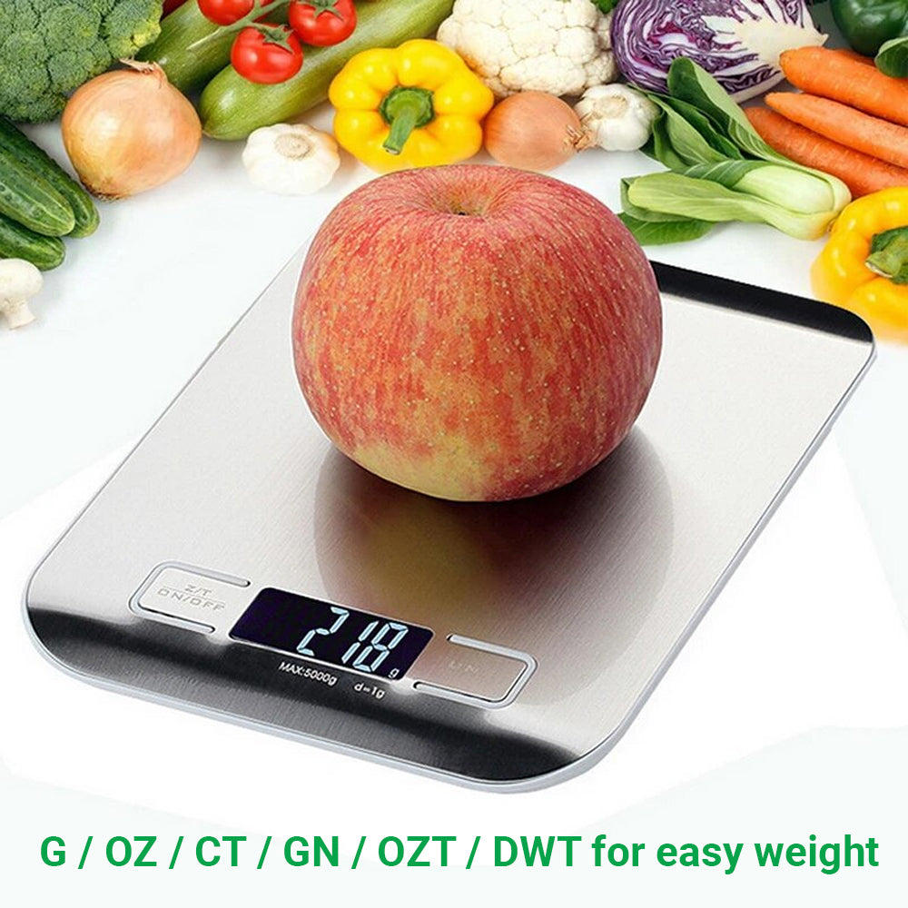 ScenicScale Food Scale 5kg Capacity and 1g Accuracy.