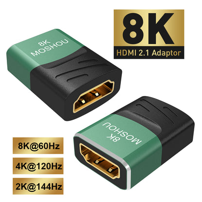 XIBUZZ™  8K HDMI 2.1 Male to Female Extender Adapter.