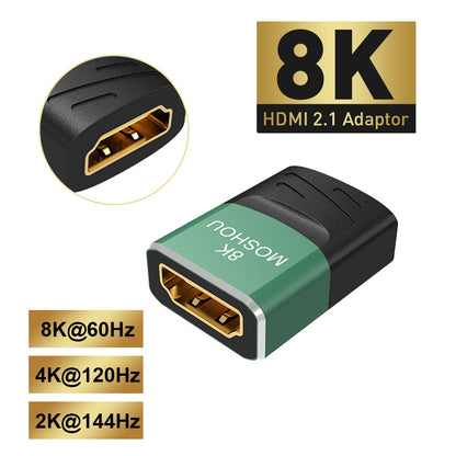 XIBUZZ™  8K HDMI 2.1 Male to Female Extender Adapter.