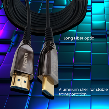 Câble HDMI fibre optique Ultra haut débit.